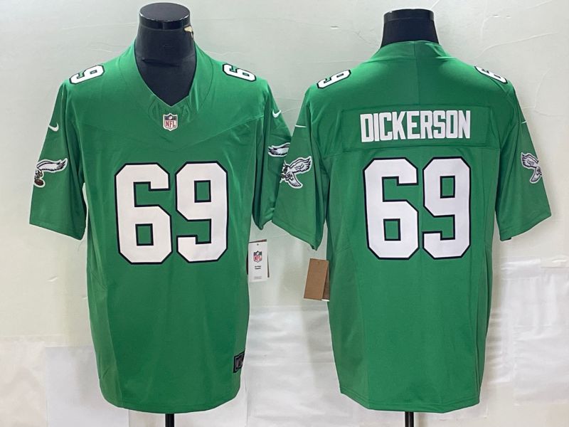 Men Philadelphia Eagles #69 Dickerson Green 2023 Nike Vapor Limited NFL Jersey style 5->philadelphia eagles->NFL Jersey